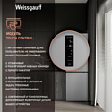 Weissgauff WRK 185 Total NoFrost Inverter White Glass