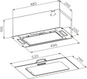 Meferi INBOX52WH Glass Ultra  