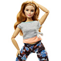 Barbie Made To Move Doll - Curvy with Auburn Hair FTG84
