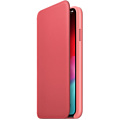 Apple Leather Folio для iPhone XS Peony Pink