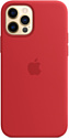 Apple MagSafe Silicone Case для iPhone 12/12 Pro (красный)