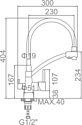 Ledeme L4855-2 (хром/черный)