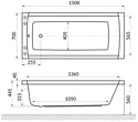 Excellent Aquaria 150x70 с ножками