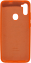 EXPERTS Original Tpu для Samsung Galaxy A11/M11 с LOGO (оранжевый)