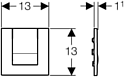 Geberit Tango HyTouch 116.014.11.1