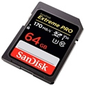 SanDisk Extreme Pro SDXC UHS Class 3 V30 170MB/s 64GB