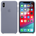 Apple Silicone Case для iPhone XS Lavender Gray