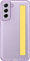 Samsung Slim Strap Cover S21 FE (фиолетовый)