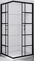 Calani Delta 80x100 CAL-K6522 (черный/прозрачное стекло)