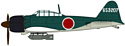 Hasegawa Палубный истребитель Mitsubishi A6M5a Zero Fighter