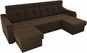 Лига диванов Джастин 105149 (коричневый)