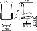 Brabix Gladiator EX-700 (черный)