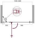 BelBagno KRAFT-60/60-C-Cr-R