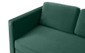 Divan Бланес Emerald (правый, велюр, зеленый)