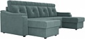Лига диванов Джастин 105140 (бирюзовый)