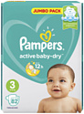 Pampers Active Baby-Dry 3 Midi (6-10 кг), 82 шт