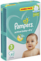 Pampers Active Baby-Dry 3 Midi (6-10 кг), 82 шт