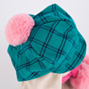 Зайка Ми В зеленой кепке и розовом шарфе (23 см)