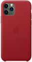 Apple Leather Case для iPhone 11 Pro (красный)