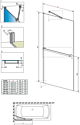 Radaway Idea PNJ 90 (с полотенцедержателем)