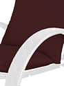 M-Group Фасоль 12370102 (белый ротанг/бордовая подушка)