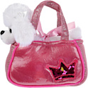 Мой Питомец Пудель с короной в розовой сумочке из пайеток CT191052R1-19