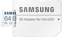 Samsung EVO Plus 2021 microSDXC 64GB (с адаптером)