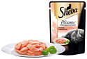 Sheba Pleasure ломтики в соусе с форелью и креветками (0.085 кг) 1 шт.