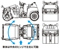 Hasegawa Комбинированный вибрационный каток Hitachi ZC50C-5 1:35 66002