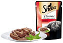 Sheba Pleasure ломтики в соусе из говядины и ягненка (0.085 кг) 1 шт.