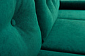 Divan Динс угловой Velvet Emerald 220 см (велюр, зеленый)