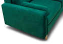 Divan Динс угловой Velvet Emerald 220 см (велюр, зеленый)