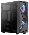 AeroCool Glider Tempered Glass Black