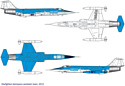 Italeri 1344 Starfighters F 104G