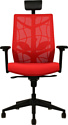 Chair Meister Nature II (черная крестовина, красный)