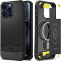 Spigen Rugged Armor (MagFit) для iPhone 15 Pro Max ACS06561 (черный)