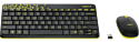 Logitech MK240 Nano black-Yellow USB
