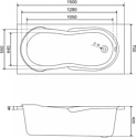 Lauter Celeste 150x70 21060050 с ножками