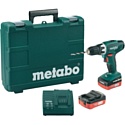 Metabo BS 18 Li 2012 13мм 2.0Ah x2 Case