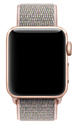 Apple из плетеного нейлона 38 мм (розовый песок) MQW02