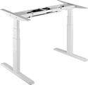 ErgoSmart Unique Ergo Desk 1360x800x36мм (бетон Чикаго светло-серый/белый)