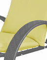 M-Group Фасоль 12370311 (серый ротанг/желтая подушка)