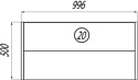 Акватон Брук 100 1A202101BCDL0 (дуб латте)