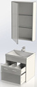 Aquanet Комплект мебели для ванной комнаты Августа 58 287681