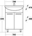 Onika Коралл 60.10 (белый) (106001)