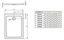 Radaway Doros F 100x70