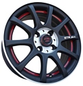 Sakura Wheels 355A 6.5x15/4x100 D67.1 ET40 Черный Матовый
