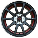 Sakura Wheels 355A 6.5x15/4x100 D67.1 ET40 Черный Матовый