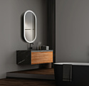 Silver Mirrors  Soho-Black 500x1000 LED-00002613