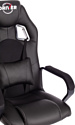 TetChair Driver (иск. кожа/ткань, черный/черный)